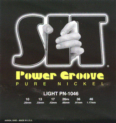 SIT PN1150 --   , Power Groove Pure Nickel Medium Light, 11-50