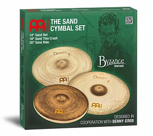 MEINL BV-141820SA Byzance Vintage Sand Cymbal Set  --   14, 18, 20"
