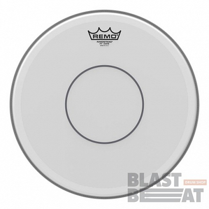 REMO POWERSTROKE  77 Coated, Open Channel, Clear Dot 13''  --  13'' .P7-0113-C2