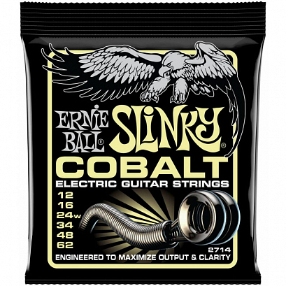 ERNIE BALL 2714 --   . Cobalt Mammoth Slinky (12-62)