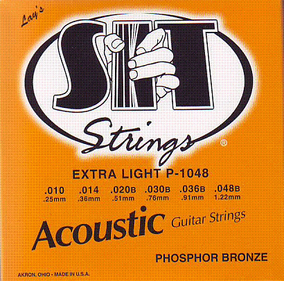 SIT P1048 --    , Phosphor Bronze Extra Light, 10-48