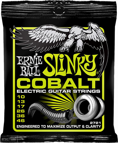 ERNIE BALL 2721 --   , Cobalt Regular Slinky (10-13-17-26-36-46)