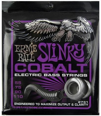 ERNIE BALL 2731 --   -   Cobalt Power Slinky (55-75-90-110)