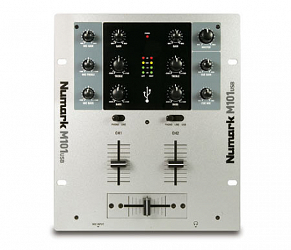 NUMARK M101USB -- DJ , 2-, : 2 phono, 2 , 1   USB-