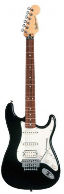 FENDER STANDARD STRATOCASTER RW HSS FLOYD ROSE BLK -- ,  