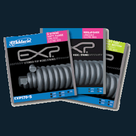 D'ADDARIO EXP170 Coated --   -, Light, 45-100, Long Scale