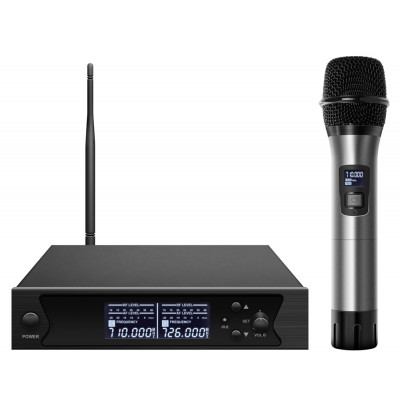 AXELVOX DWS7000HT (ST Bundle) -- радиосистема: 1 ручной микрофон,100 каналов, LCD дисплей, ИК порт, 