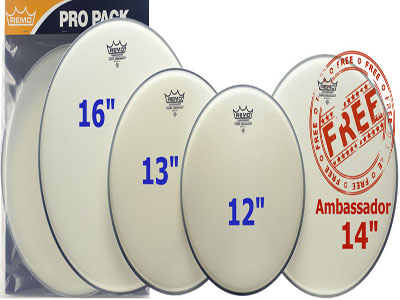 REMO PP-0112-BA AMBASSADOR PRO PACK --   (AMBASSADOR COATED 12'.13'.14'. 16')