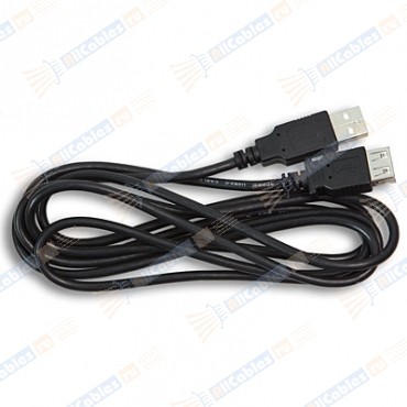 MrCABLE MDU2.AA.FM-03-BL -- кабель USB, A < = = > A (удлинительный); цвет: черный, длина 3м
