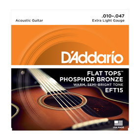 D'ADDARIO EFT15 PHOSPHOR BRONZE -- ������ ��� ������������ ������, ������/������ 10-47