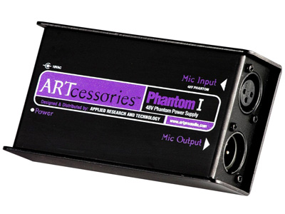 ART PHANTOM I --    , +48 ,  XLR(f),  XLR(m),  