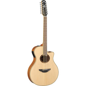 YAMAHA APX700II-12 NATURAL -- электроакустическая гитара (12 струн) со звукоснимателем, цвет натурал