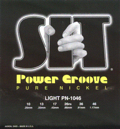 SIT PN1046 --   , Power Groove Pure Nickel Light, 10-46