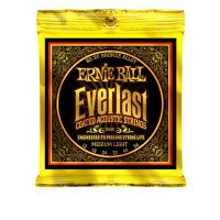ERNIE BALL 2556 -- ������ ��� �����. ������ Everlast Coated Medium Light (12-16-24w-32-44-54)