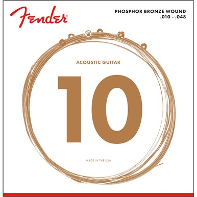 FENDER STRINGS NEW ACOUSTIC 60XL PHOS BRNZ BALL 10-48 --    , ,