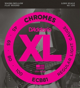 D'ADDARIO ECB81 --    - Light, 45-100, Long Scale,