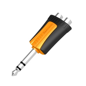 SEETRONIC MP3-2RF --  2xRCA ""<->TRS Jack 6.3 ""