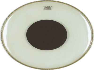REMO CONTROLLED SOUND 22' CLEAR BLACK DOT BASS  --  22" CS clear   .. .