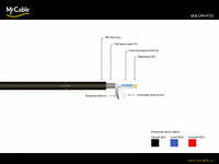 MrCABLE VULCAN P23 BLK -- ����������� ������, 2 � 0,3��; �����: �����, ������� - 5,85��; ������, � �