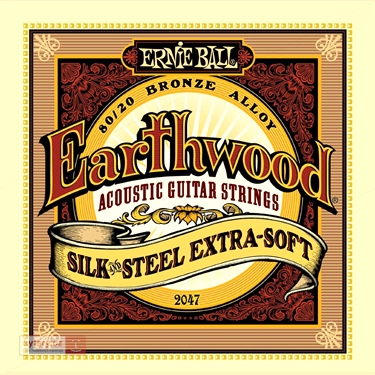 ERNIE BALL 2047 -- ������ ��� ������������ ������ Silk & Steel Extra-Soft (10-14-20w-28-40-50)