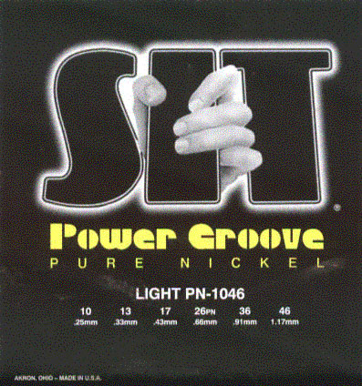 SIT PN1046 --   , Power Groove Pure Nickel Light, 10-46
