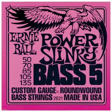 ERNIE BALL 2821 --   5- . -, Power Slinky 5-. (50-70-85-105-135)