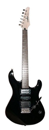 YAMAHA ERG121U BLACK -- электрогитара, корпус агатис, гриф клен, привинченный, накладка индийский па