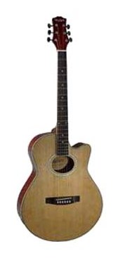 COLOMBO LF-401C EQ N -- акустическая гитара,<Фолк> 40" с вырезом, верх - ель, низ и обечайка - липа,