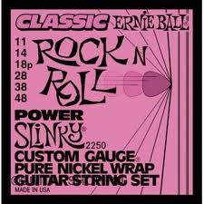 ERNIE BALL 2250 --    Classic Pure Nickel Power Slinky (11-14-18p-28-38-48)