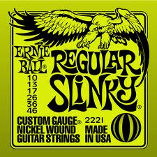 ERNIE BALL 2221 -- ������ ��� �������������, Nickel Wound Regular Slinky (10-13-17-26-36-46)