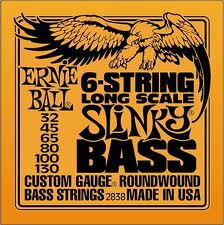ERNIE BALL 2838 --   6- . - (32-45-65-80-100-130), Round Wound