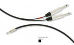 MrCABLE AYJMJ-01.8-HS -- ����� ������, Jack mini stereo <--> Jack 1/4" mono x 2��, ����� 1,8 �
