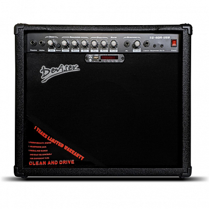 DEVISER TG-40 USB --  , 40, 2 ,  8", MP3/ Bluetooth/ USB