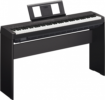 YAMAHA P-45B - цифровое пианино, 88 клавиш, полифония 64 ноты, 2х6Вт, 10 тембров, без подставки