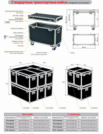 IMLIGHT TC9-70x40-CP -- ������������ ���� ���������� ������ 700�370�575��, �������������� ������ 9��
