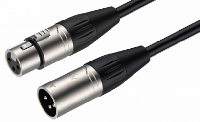 ROXTONE DMXX200/15 -- кабель микрофонный (2x0,22mm2, D: 6мм), XLR(3P)(RX3F-NT) - XLR(RX3M-NT), 15м.