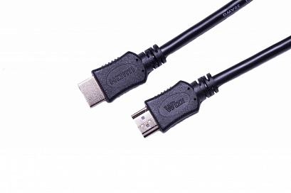 WIZE C-HM-HM-3M -- кабель HDMI 3 м, v.2.0, 19M/19M, 4K/60 Hz 4:4:4, Ethernet, позол.разъемы, экран