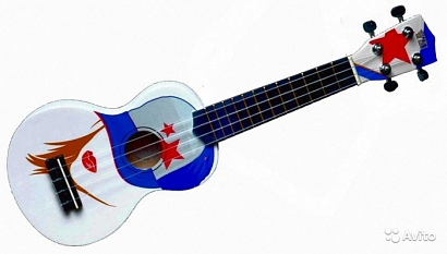 WIKI UK/CAP -- óêóëåëå ñîïðàíî. 4-ñòðóííûé,  ëèïà, ðèñóíîê "êåïêà", ÷åõîë â êîìïëåêòå