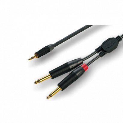 ROXTONE GPTC100/6 -- - ,3,5mm stereo Jack -2x6,3mm mono Jack, 6