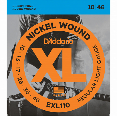 D'ADDARIO EXL110 XL --     Regular Light 10-46