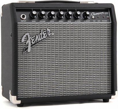 FENDER CHAMPION 20 -- �������� ����� 20 ����, 1�8``, �������: Reverb, Delay/ Echo, Chorus, Tremolo, 