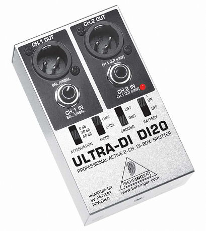 BEHRINGER DI 20 ULTRA-DI -- 2-  DI-box/ 