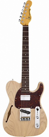 G&L TRIBUTE ASAT CLASSIC BLUESBOY SEMI-HOLLOW BLONDE JATOBA -- 