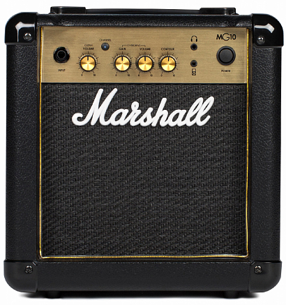 MARSHALL MG10G -- комбо гитарный 10Вт, 1х6.5" , 2 канала (Clean, Overdrive), выход на наушни
