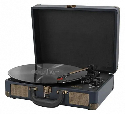 RITMIX LP-160B Dark Blue -- ��������� �������������, ����.33,45,78��/���,������:���,�-� ��������,BT