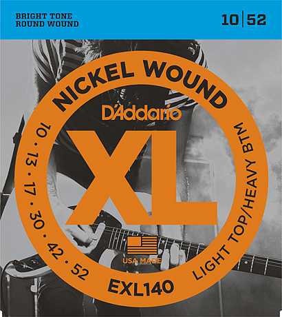 D'ADDARIO EXL140 XL NICKEL WOUND -- ������ ���  �������������, �������� - �����, ������, 10-52