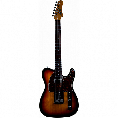JET JT-350 SB R -- �������������, Telecaster, ������ - ������, 22 ����, SH, ���� Sunburst