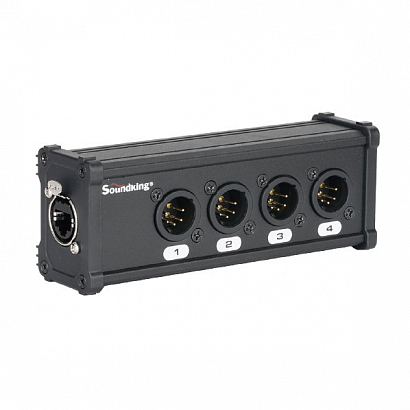 SOUNDKING CXA029  -- DMX ����������/���������������, 4�XLR(5p)male - RJ-45