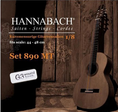 HANNABACH 890MT34 Kinder Guitar Size --      3/4