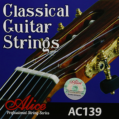 ALICE AC139-N -- струны для классической гитары, нормальное натяжение, посеребренные
